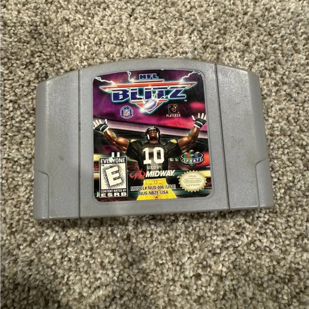 NFL Blitz 2001 N64 (Nintendo 64) AUTHENTIC Tested & Working